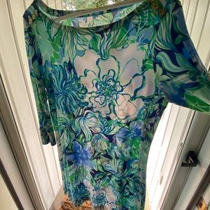 Lilly Pulitzer 3/4 sleeve dress GUC no issues